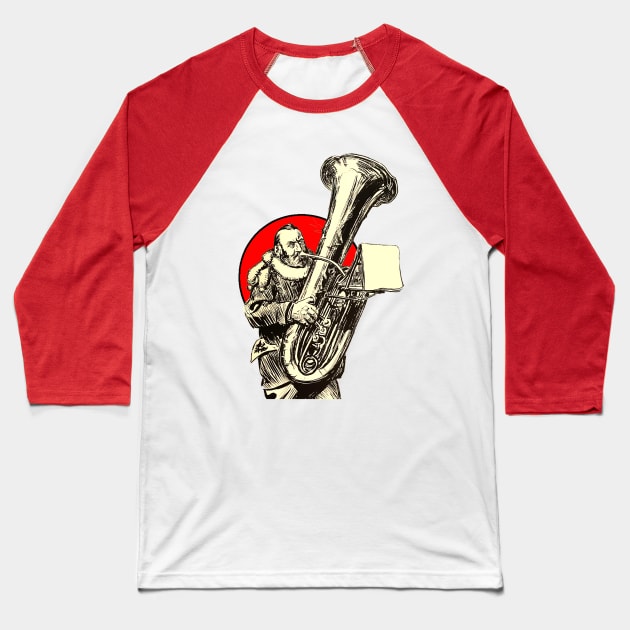 Tuba player music Baseball T-Shirt by Marccelus